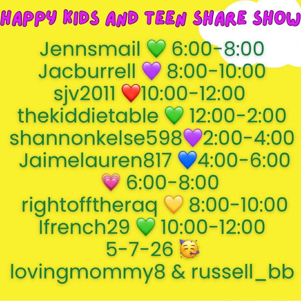 Kids and teen share show marathon